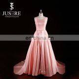 Designer Evening Dress Scoop Neck Ball Gown Open Back Cheap Pink Evening Dress Turkey Elie Saab Evening Dress 2015