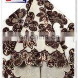 2013 Afican Nice Organza Velvet Lace With Sequins,velvet Fabric, Super Quality Velvet Lace for Party, Wedding thumbnail-1
