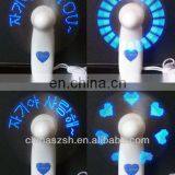 JRM-GREEN With Flashing Message for Use in Summer,fashion Design,LED Light Mini Fan,Shenzhen Manufacturer