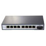 10/100M 9-портовый коммутатор PoE с 4 портами PoE для камер типа