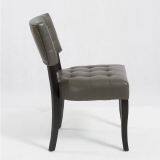 Oversized Solid Wood Dining Chair With PU Leather thumbnail-4