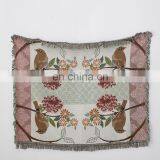 RAWHOUSE Factory Wholesale Price Boho Picnic Custom Woven Blanket Tapestry Use for Sofas Covers thumbnail-1