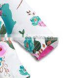 2019 Easter Day Long Sleeved Girls Flower Bunny Romper Bodysuits thumbnail-6