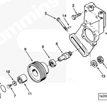 Idler Pulley for M11/QSM11/ISM11(3062602) thumbnail-5