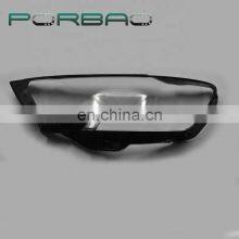 PORBAO Black Border Transparent Headlight Lens Cover for A3 16-19 Year thumbnail-4