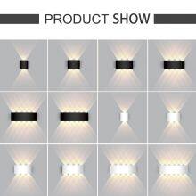 IP65 LED Wall Lamp Outdoor Waterproof Garden Lighting Aluminum AC86-265 Indoor Bedroom Living Room Stairs Wall Light thumbnail-4