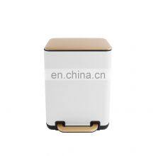 Home and Hotel Using Stainless Steel Foot Pedal Bin With Strong Pedal