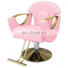 Barber Shop Furniture Comfortable New Design Durable Material Gold Barber Chair thumbnail-2