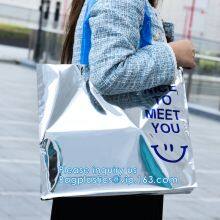 Shopping Totes Merchandise Bags, Retail Clothing Grocery Boutique Shopping Bags With Handles, Christmas Gift Bag thumbnail-3