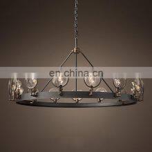 New Fashion Design Golden Modern Luxury Apartment Villa Copper Crystal Pendant Light Chandelier thumbnail-2