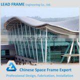 Low Cost Prefabricated Glass Roof For Exhibition Hall thumbnail-5