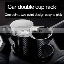 New Arrival Universal Non Slip Anti Spill Food 2 in 1 Multi Double Organizer Expander Cup Holder Car thumbnail-2