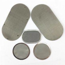 304 316 316L Stainless Steel Wire Mesh ss304  Round Filter Disc/ Steel Metal Mesh Screen Filter Disk/ Black Wire Cloth Weave Filter Disc