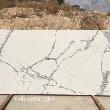 Artificial Stone Calacatta White Quartz Slabs Supplier thumbnail-4