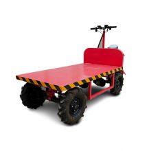 Cargo Transport Electric Flat Car Four Wheel Electric Flatbed Truck Transporter thumbnail-5