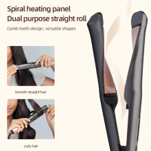 2-in-1 Twisted Straight Curling Iron/wave Clamp for Both Curling and Straightening Purposes（Wechat:13510231336） thumbnail-2