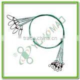 Crane Swivel With Insurance Snap and Wire Leader Fishing Tackle Quality Choice