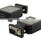 Mini VGA to HDMI Converter Adapter Support AUX Audio Input thumbnail-3