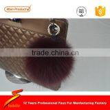 STABILE Customized Fur Hat Patterns Raccoon Pompom Blue Fur Ball thumbnail-3