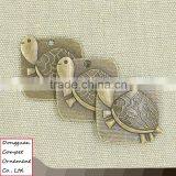 Wholesale Diy Accessories Zinc Alloy Turtle Pattern Square Pendant thumbnail-2