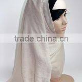 Autumn Fashion Cotton Voile Sequin Islamic Hijab Scarf Quality Choice thumbnail-2