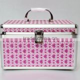 AN30 ANPHY Aluminum Suitcase Jewelry Storage Box Inner Trays With Mirror Metal Handle Lock Case cosmetic case makeup box