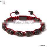 High Quality Stainless Steel Buddha Bracelet PVD Plated Real 18k Gold Color thumbnail-2