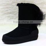 2016 HFUGG Factory Direct New Fashion Cheap Price Warm Suede Women Winter Snow Boots