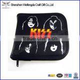 Exquisite Genuine Black Leather Personalized CD Cases