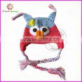 Crochet Owl Hat, Owl Winter Hat