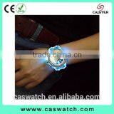 Hot Fashion Crystal Watch Silicone Watches Band Flashing Lights Watch China thumbnail-2