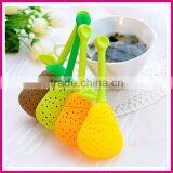 Tea Balls Factory Wholesale High Quality Color Silicone Strawberry Silicone Tea Strainers thumbnail-2