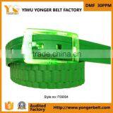 Fashion Professional OEM Leather Belts With Plastic Belt Buckles