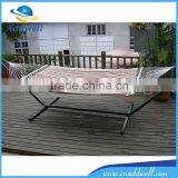 Outdoor Canvas Garden Hammock With Steel Stand thumbnail-3