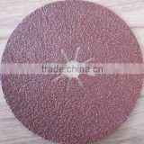 7inch abrasive fiber sanding disc polishing for metal, wood, stone, marble