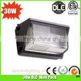 30w led wall pack lamps ETL DLC listed with 3 years warranty