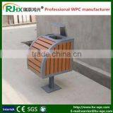 Wood Plastic Composite Material for Outdoor Garden Park Dustbin