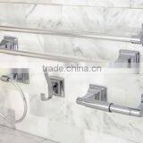 Wallmounted Square Large Layered Bases 5pcs Zinc Alloy Bathroom Accessories Set Bathroom Sanitary Accessory thumbnail-1