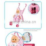 16 Inch Silicone Baby Born Dolls New Stroller Toy Kids With Lowest Price thumbnail-2