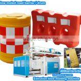 Plastic traffic barrier machine