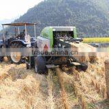 Trail-type wheat straw bander