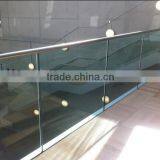 Glass Railing Accessories Stainless Steel Mini Top Rail / Handrail Slotted Pipe for Glass Railing Designs thumbnail-1