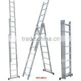 Aluminium Ladder ,Aluminum Three Section Extension Ladder thumbnail-1