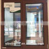 Latest Design Brown Color PVC Tilt and Turn Windows With Grilles,PVC Windows and Doors thumbnail-2