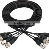 1.8m 4BNC to 4BNC suitable for cctv cable,Black
