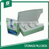 ECO-FRIENDLY CHIPBOARD BOXES FOLDED STORAGE PILLS BOX thumbnail-6