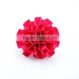 Carnation Handmade Ribbon Flower Brooches thumbnail-5