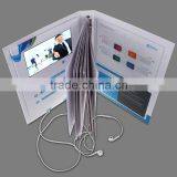 Artificial Handmade 7inch Lcd Video Ring Binder ,video Folder With Lcd ,custom Video Brochure thumbnail-2