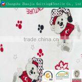 Snow Adventure Bear 100% Cotton Printed Fabric for Interlining Fabric thumbnail-1