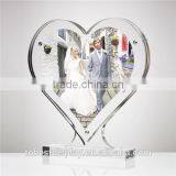 Heart Shaped Handmade Luxury Clear Acrylic Picture Stand/acrylic Magnetic Photo Frame/acrylic Picture Frame Shenzhen Factory